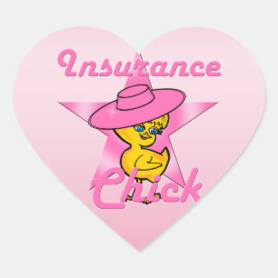 Sticker Cœur Insurance Chick #8