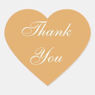 Sticker Cœur Invitation mariage Terre Jaune