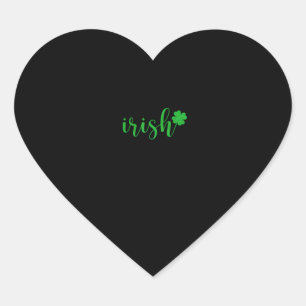 Sticker Cœur Irish St Patrick Day Hommes Saint-Patricks Sham