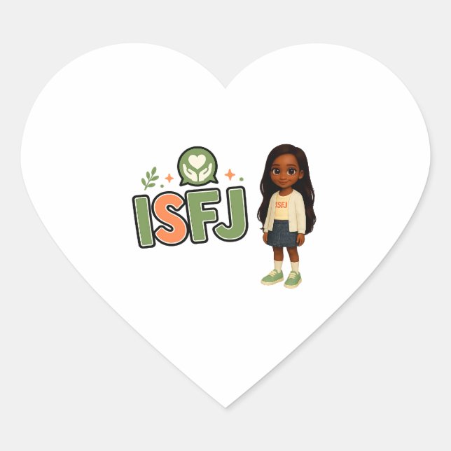 Sticker Cœur ISFJ — A Guardiã da Harmonia (Devant)