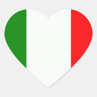 Sticker Cœur italie