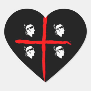 Sticker Cœur IV - Sardegna 4 Mori Black