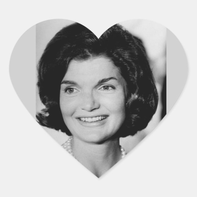 Sticker Cœur Jackie Kennedy (Devant)