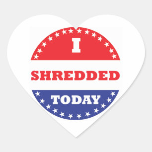 Sticker Cœur J'ai déchiré aujourd'hui