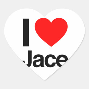 Sticker Cœur j'aime jace