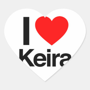 Sticker Cœur j'aime keira