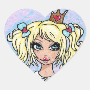 Sticker Cœur "J'aime les lapins pelucheux ! "Autocollant