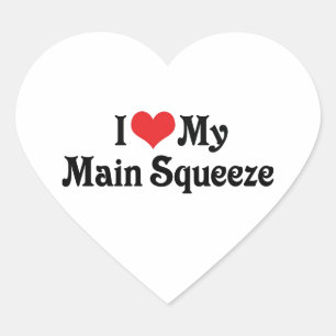 Sticker Cœur J'aime mon petit ami