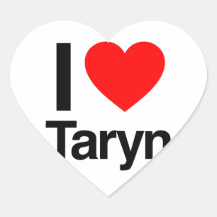 Sticker Cœur j'aime taryn