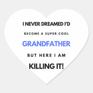 Sticker Cœur Je n'aurais jamais rêvé que je devenais un SuperCo