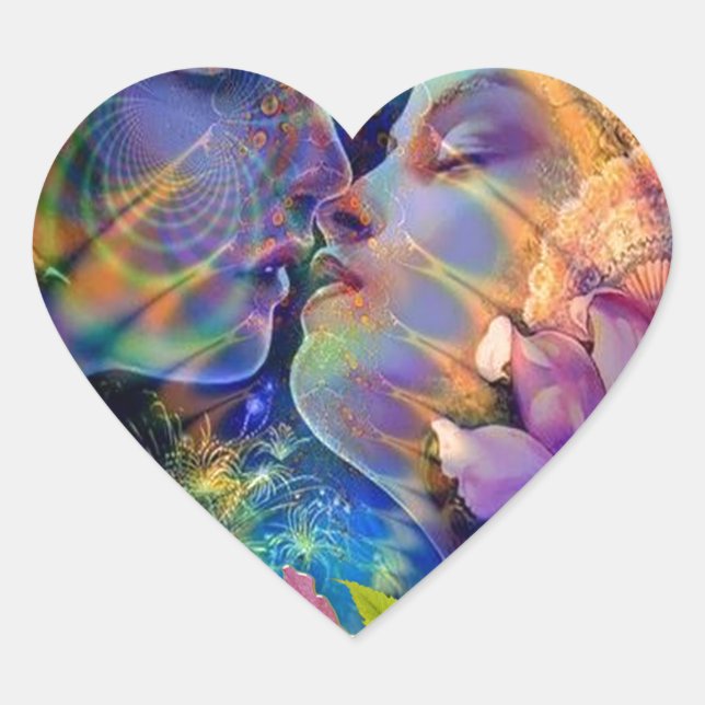 Sticker Cœur Je t'aime (Devant)