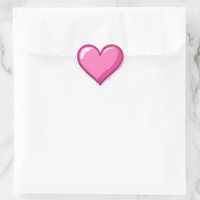 Sticker Cœur Je vais vraiment vous aimer maintenant :) (Sac)