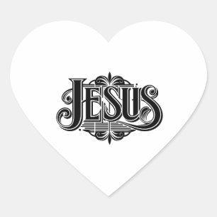 Sticker Cœur Jésus