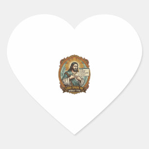 Sticker Cœur Jésus Mauvaise Message Autocorrect Patron Embarras