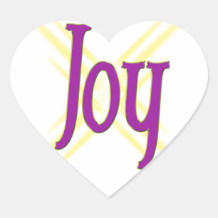 Sticker Cœur Joie de Noël