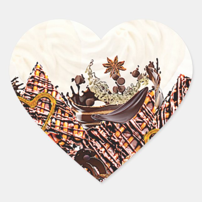STICKER CŒUR JOUR SUCRÉ DU SOLEIL ! :) (Devant)