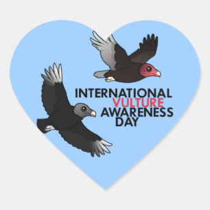 Sticker Cœur Journée internationale de sensibilisation au vauto