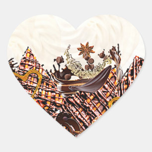 STICKER CŒUR JOURNÉE SUCRÉE ET ENSOLEILLÉE ! :)