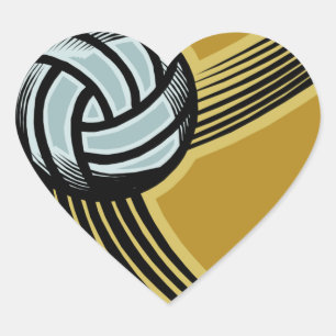 Sticker Cœur Jours d'or