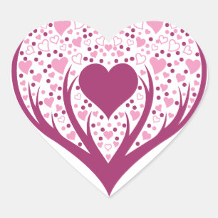 Sticker Cœur Joyeuse Saint-Valentin