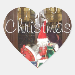 Sticker Cœur Joyeuses vacances de Noël loin de la maison Inspir