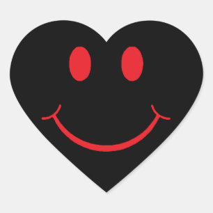 Sticker Cœur Joyeux Coeur de visage