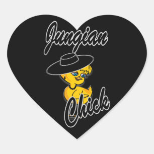 Sticker Cœur Jungian Chick #4