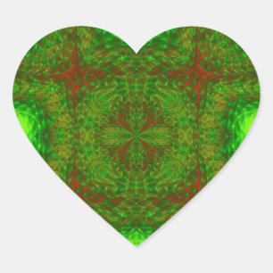 Sticker Cœur Kaleidoscope