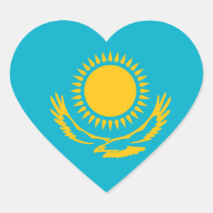 Sticker Cœur kazakhstan