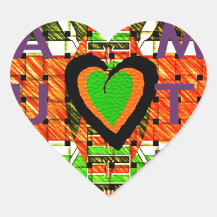 Sticker Cœur Kenya : Toute l'Afrique dans un seul pays - Drapea
