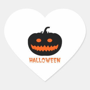 Sticker Cœur Kine de Halloween