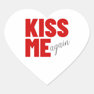 STICKER CŒUR KISS ME RETOUR