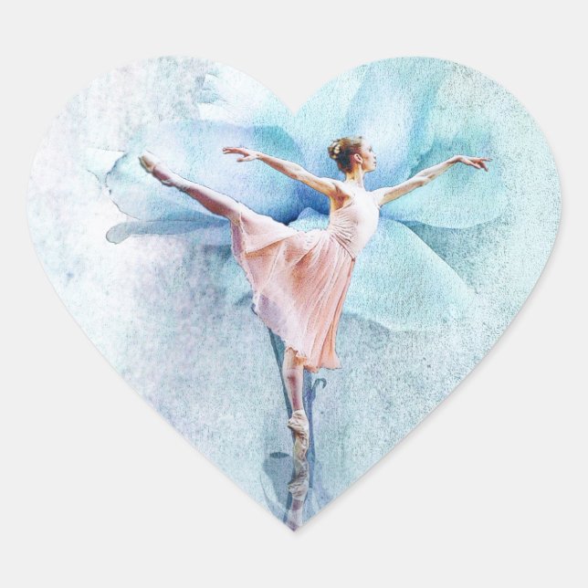 Sticker Cœur La Ballerina (Devant)