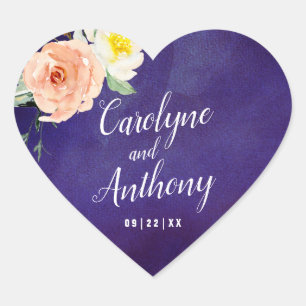 Sticker Cœur La Collection Mariage Romance In Bloom