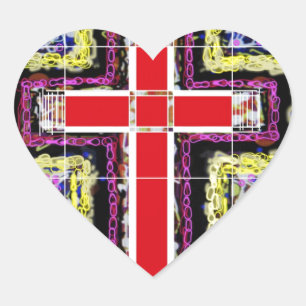 Sticker Cœur La Croix-Rouge