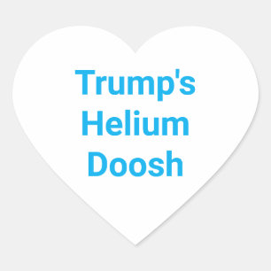 Sticker Cœur La Doosh d'hélium de Trump Hankamer Artjunkhaus Pi