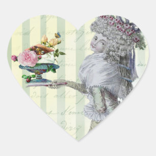 Sticker Cœur La Lettre D'amour