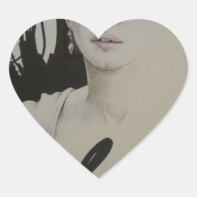 Sticker Cœur Le changement n'est pas un spectateur Sport Art Im (Devant)