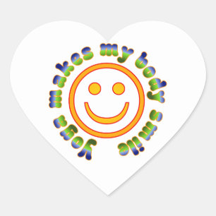 Sticker Cœur Le yoga fait sourire mon corps Santé Fitness Nouve
