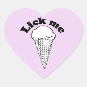 STICKER CŒUR LÈCHE-MOI