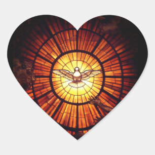 Sticker Cœur L'Esprit Saint (Bernini)