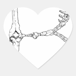 Sticker Cœur LETTRE OONNE AlphabET B