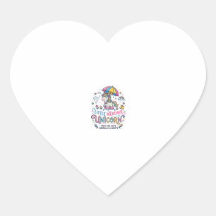 Sticker Cœur Licorne Petit Temps Licorne Tendance Chemise Graph