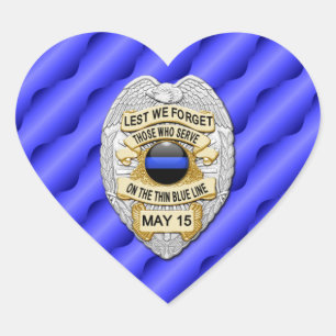 Sticker Cœur Ligne Bleue Mince Un-d'un-un-un-un