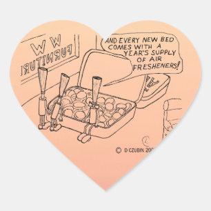 Sticker Coeur Lit Mint