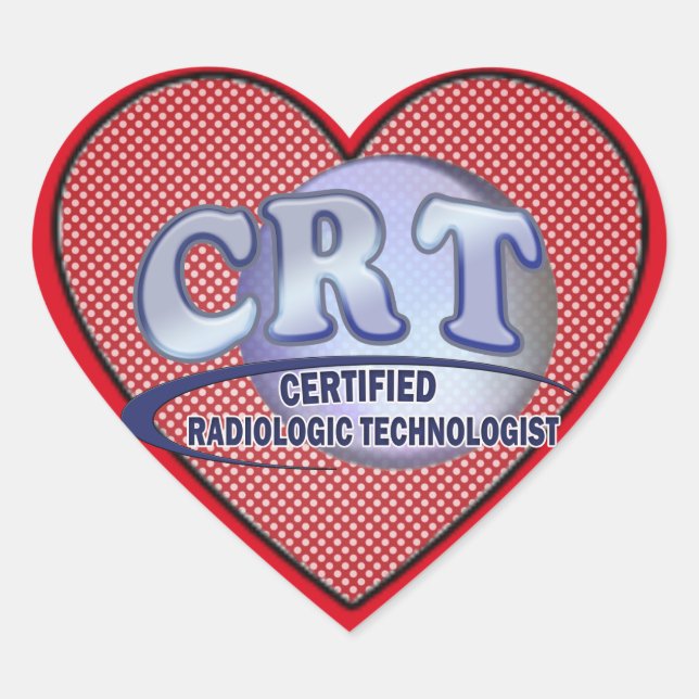 STICKER CŒUR LOGO BLUE CERTIFIED RADIOLOGIC (Devant)
