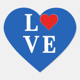Sticker Cœur LOVE chic moderne