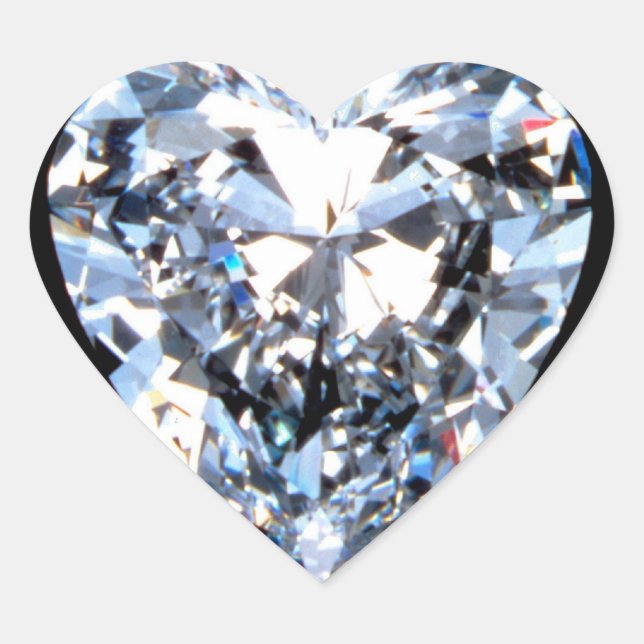 Sticker Cœur LOVE DiAMOND (Devant)