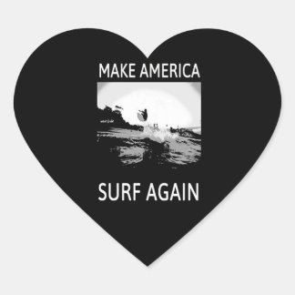 Sticker Cœur Lover Sulfing| Rendre le Surf américain