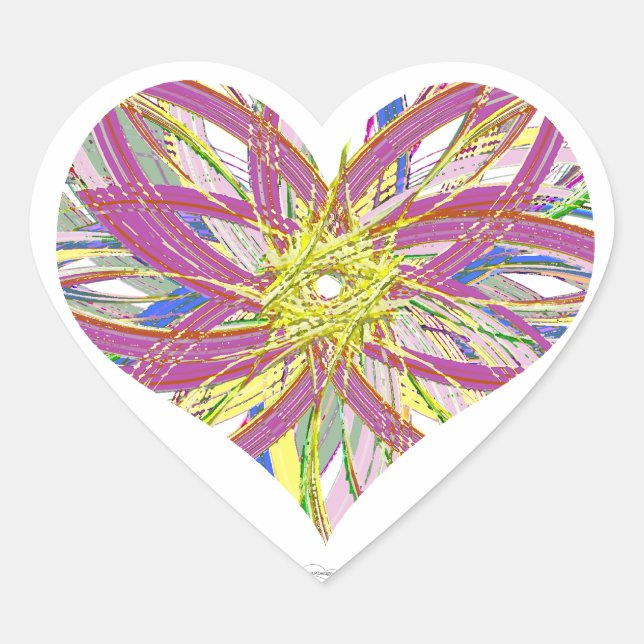 Sticker Cœur Lumière à double coeur (Devant)